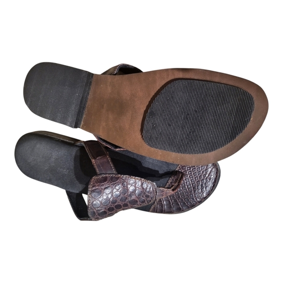 New leather flat sandals - Picture 3 of 3